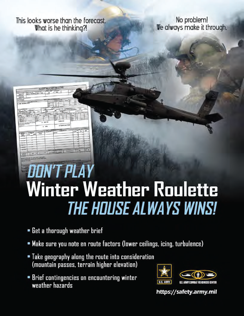 USACRC aviation winter weather poster
